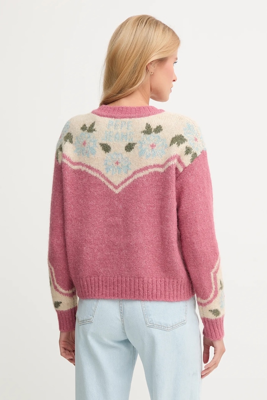 Одежда Свитер с добавлением шерсти Pepe Jeans PL7000041 розовый