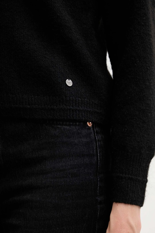 Pepe Jeans sweter z domieszką wełny PL7000045 czarny