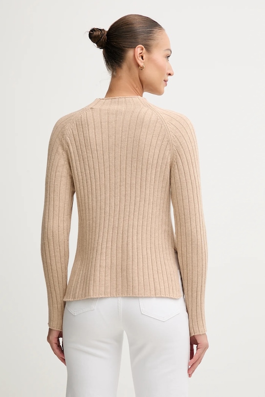 Odzież Pepe Jeans sweter z dodatkiem wełny PL7000056 beżowy