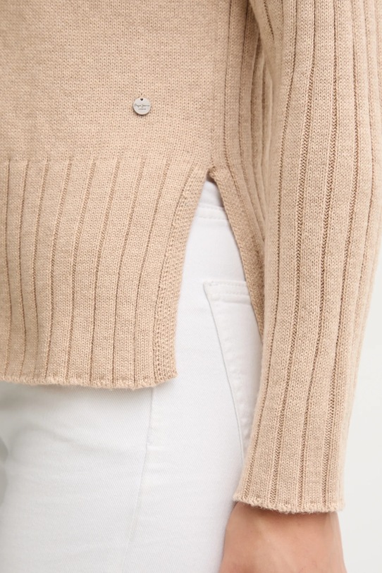 Pepe Jeans sweter z dodatkiem wełny PL7000056 beżowy