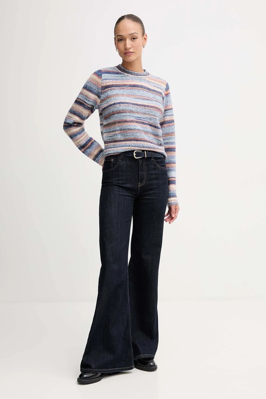 Pepe Jeans sweter z domieszką wełny PL7000057 niebieski AW25