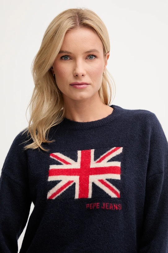 Pepe Jeans sweter granatowy PL7000058