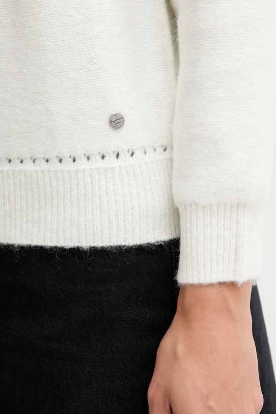 Pepe Jeans sweter z domieszką wełny PL7000061 beżowy