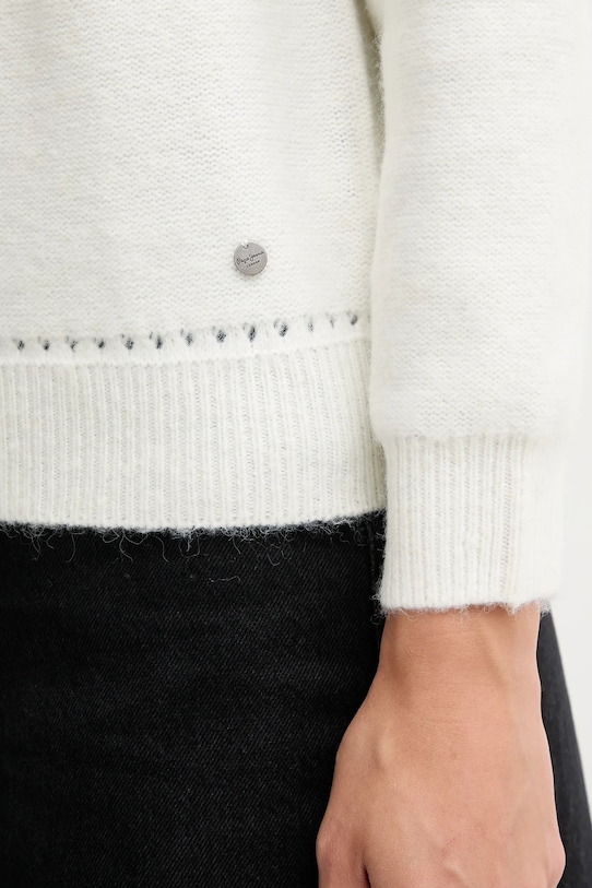 Свитер с примесью шерсти Pepe Jeans PL7000061 бежевый