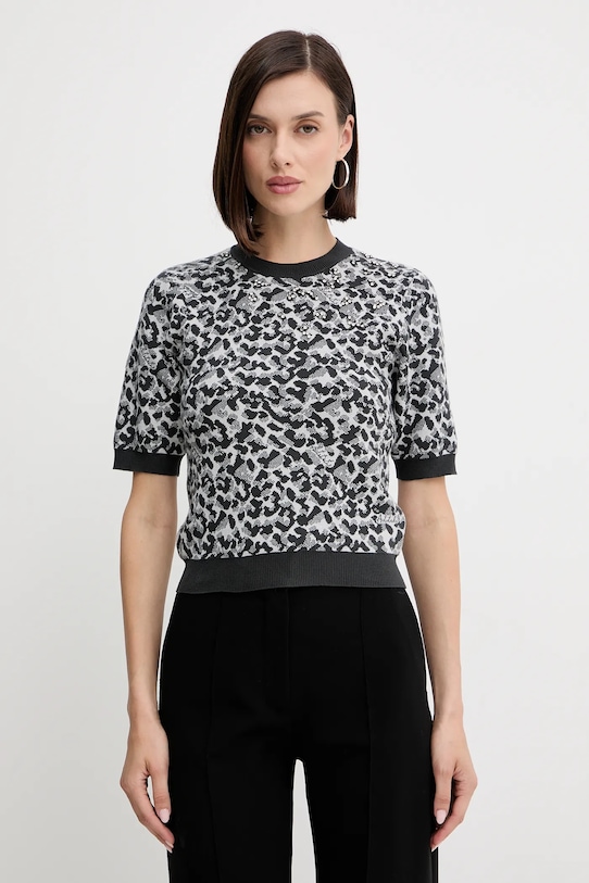 Twinset sweter pozostałe szary 252AP3232