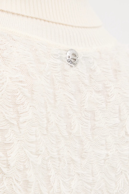 Twinset sweter z domieszką wełny 252AP3200 beżowy