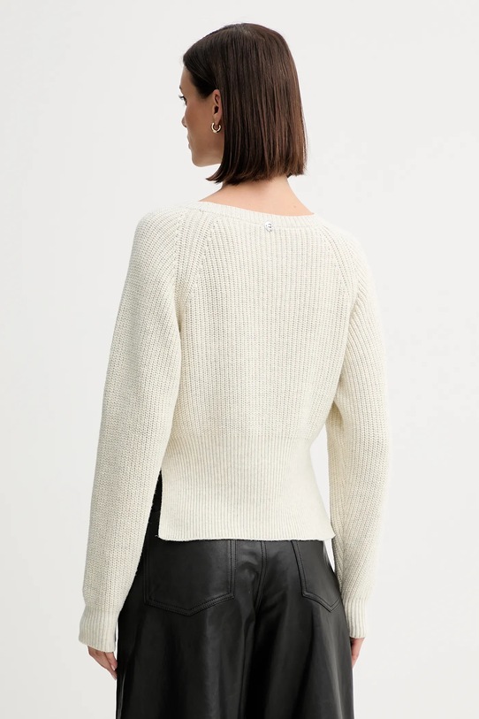 Odzież Twinset sweter z domieszką wełny 252AP3240 beżowy