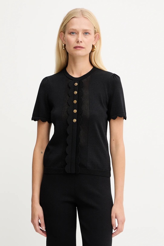 Μπλουζάκι Twinset slim μαύρο 252TP3203