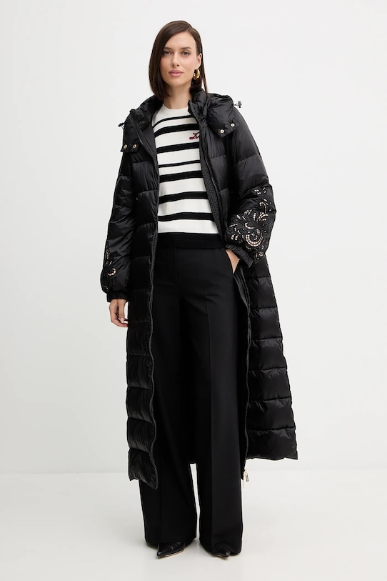 Свитер с примесью кашемира Twinset 252TP3090 чёрный AW25