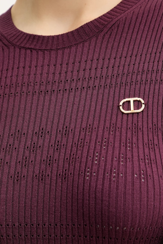 Twinset tricou 252TP3240 burgundia