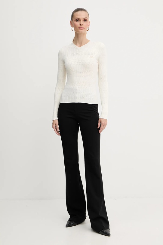 Twinset sweter 252TP3241 beżowy AW25