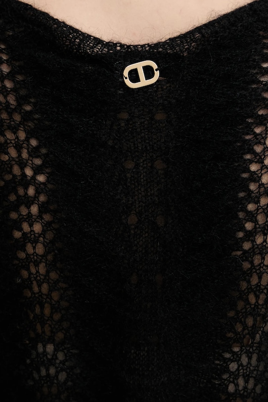 Twinset pulover de lână 252TP3524 negru