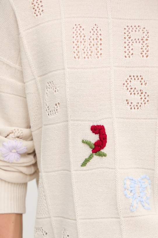 Twinset maglione in lana 252TP3313 beige