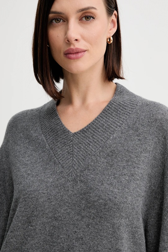 Twinset pulover de lână gri 252TF3043