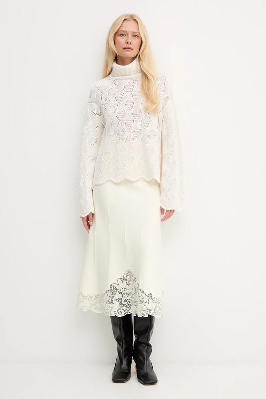 Свитер с добавлением шерсти Twinset 252TT3424 бежевый AW25