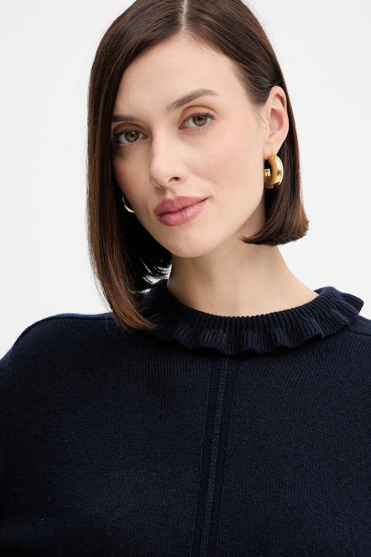 Twinset pulover de lana bleumarin 252TT3350