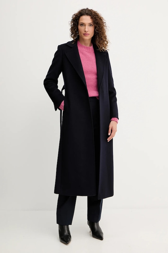 Twinset sweter z wełną 252TT3136 różowy AW25