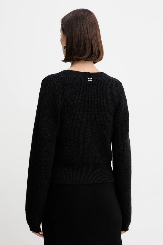 Îmbrăcăminte Twinset pulover de lână 252TT3062 negru