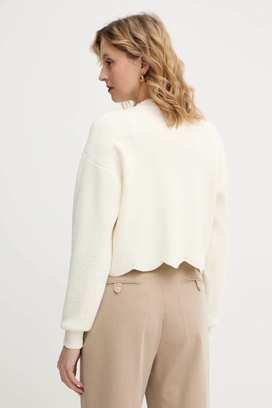 Odzież Twinset sweter z domieszką wełny 252TT3210 beżowy