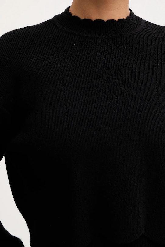 Светр з домішкою вовни Twinset 252TT3210 чорний