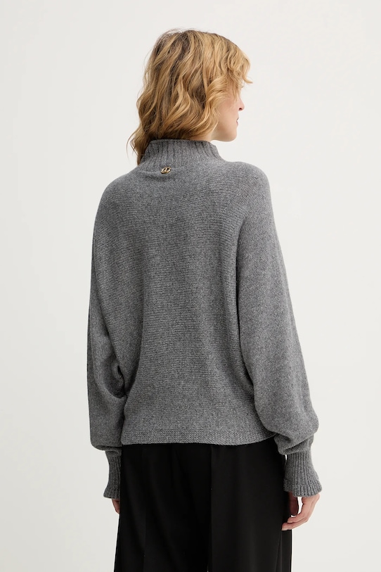 Odzież Twinset sweter z dodatkiem wełny 252TT3353 szary