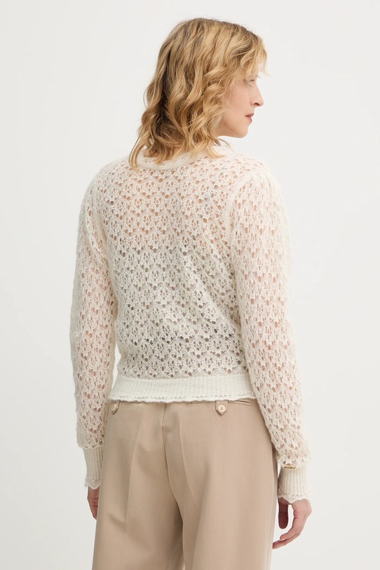 Odzież Twinset sweter z dodatkiem moheru 252TT3200 beżowy