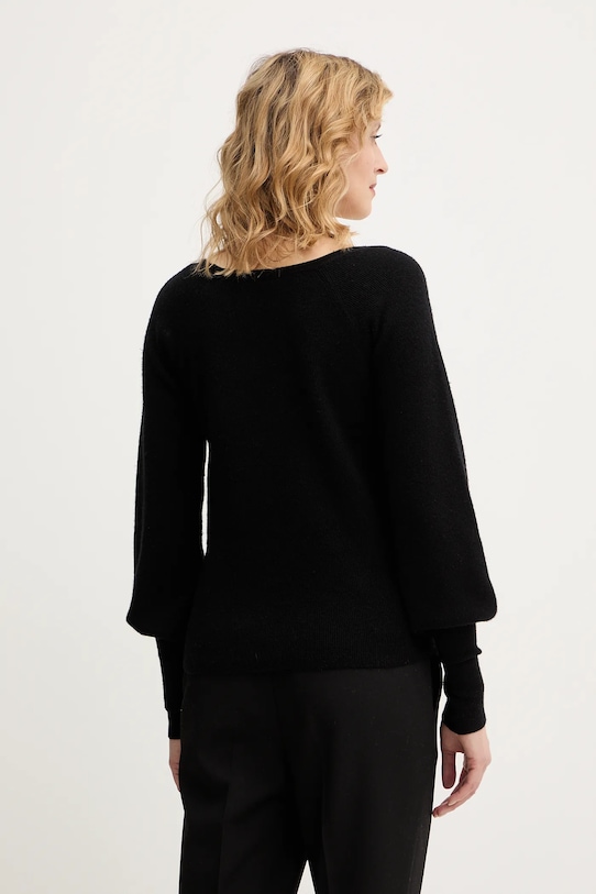 Odzież Twinset sweter z dodatkiem wełny 252TT3392 czarny