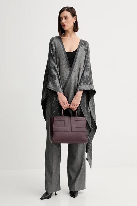 Twinset poncho 252TO5570 gri AW25