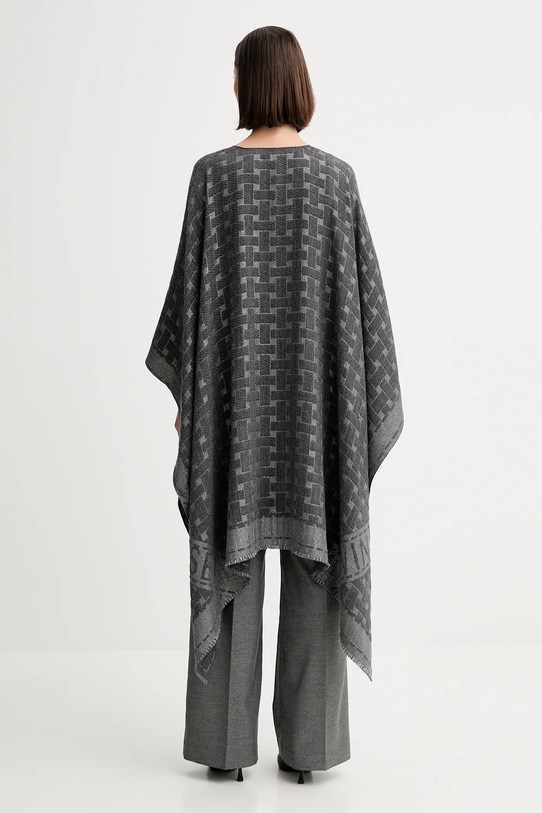 Îmbrăcăminte Twinset poncho 252TO5570 gri