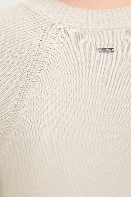 Armani Exchange sweter XW001333.AF13780 beżowy