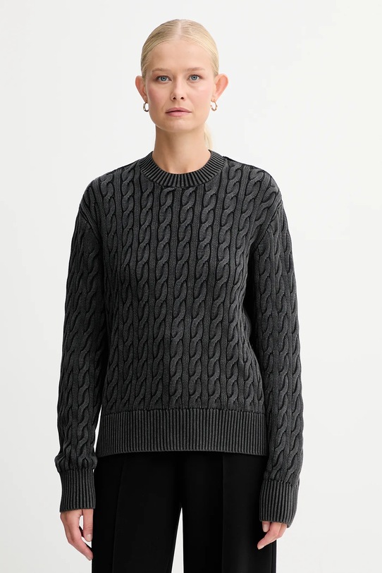 Levi's sweter bawełniany bawełna czarny 0037S