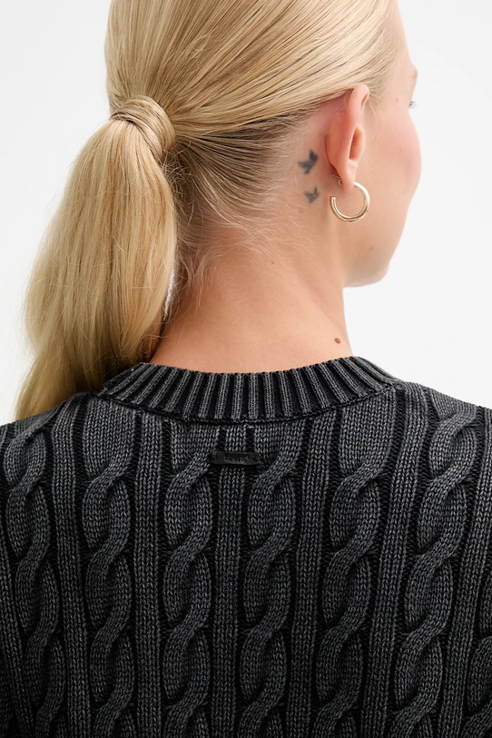Levi's sweter bawełniany 0037S czarny