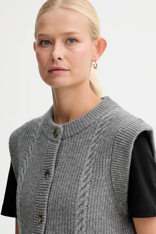 Levi's kamizelka z dodatkiem wełny szary 0038D.0001