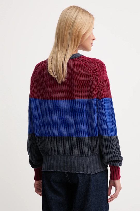Odzież Calvin Klein Jeans sweter bawełniany LV047D302G granatowy