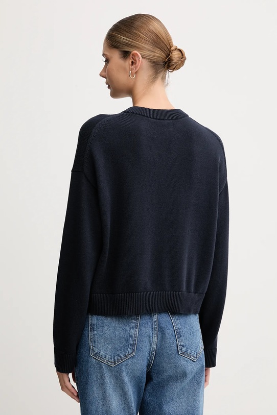 Odzież Calvin Klein Jeans sweter bawełniany LV047D304G granatowy