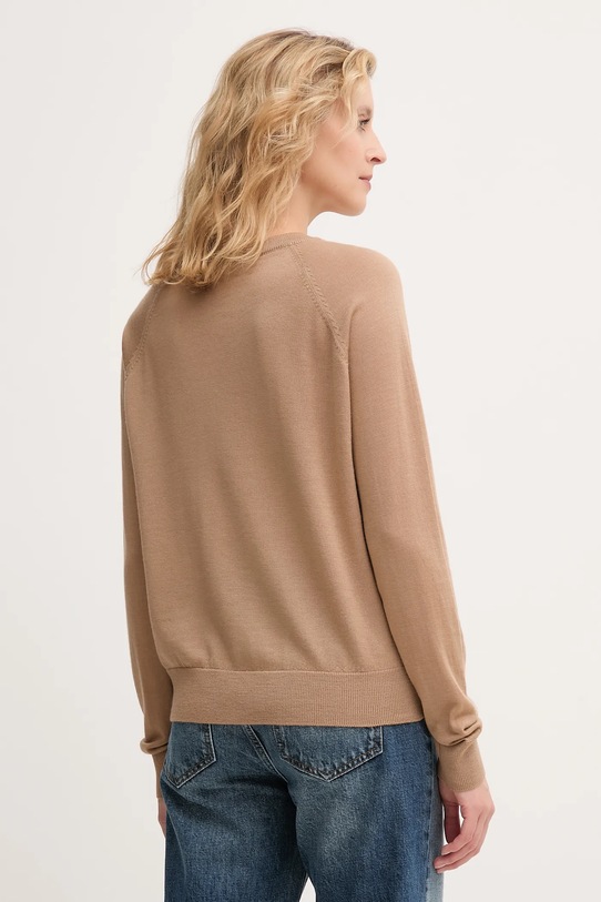 Odzież MAX&Co. sweter wełniany 2528366014200 brązowy