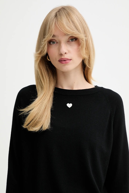 MAX&Co. sweter wełniany czarny 2528366014200