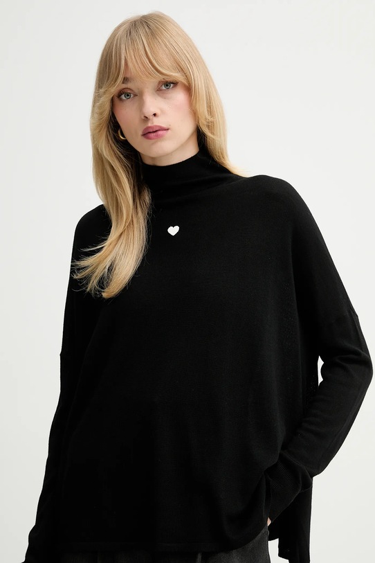 MAX&Co. sweter wełniany czarny 2528366024200
