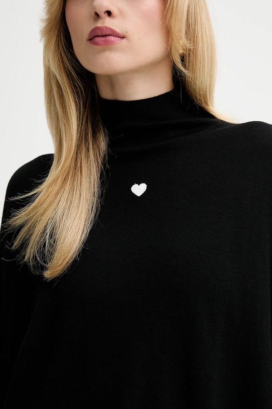 MAX&Co. sweter wełniany 2528366024200 czarny