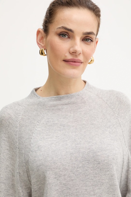 MAX&Co. sweter wełniany szary 2526366024200