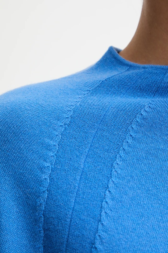 MAX&Co. sweter wełniany 2526366024200 niebieski