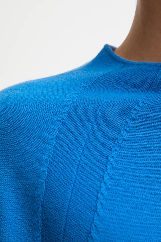 MAX&Co. sweter wełniany 2526366024200 niebieski