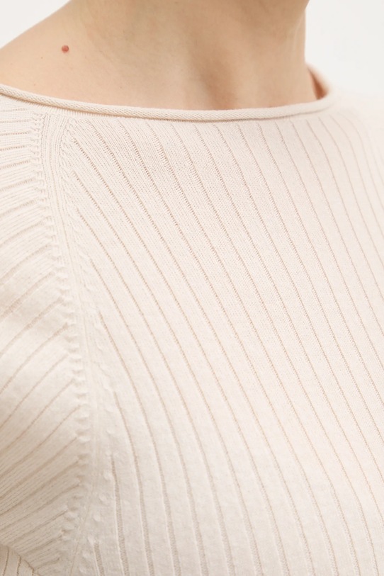 MAX&Co. sweter wełniany 2526366134200 beżowy