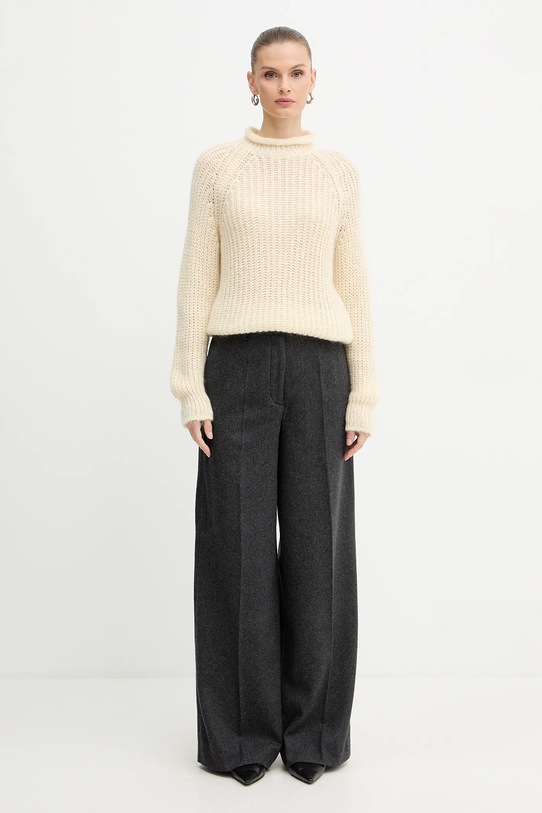 Sveter s prímesou vlny Luisa Spagnoli 100150 béžová AW25