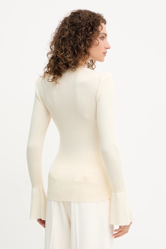 Abbigliamento Luisa Spagnoli maglione in lana 100114 beige