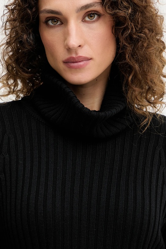 Luisa Spagnoli pulover de lână negru 100120