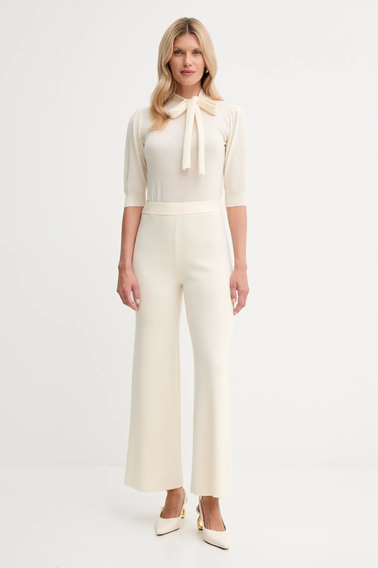 Vuneni pulover Luisa Spagnoli 100067 bež AW25