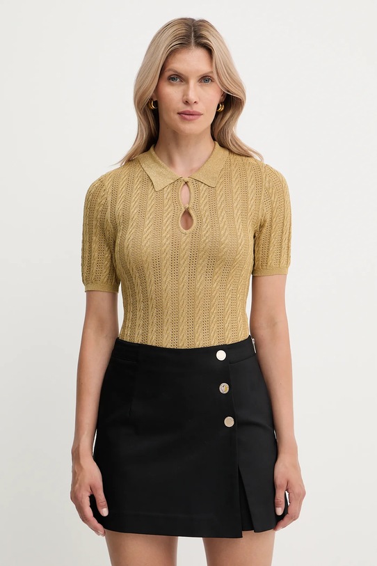 Morgan tricou polo uni verde MCABI