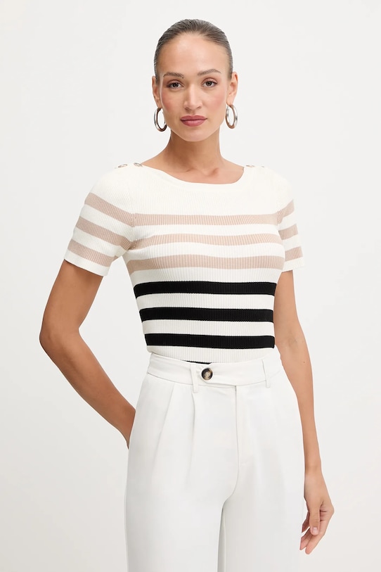 Morgan pulover subtiri bej MPIANA