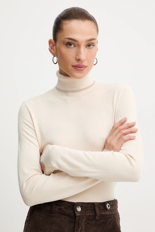 Liu Jo sweter beżowy MF5229.MS49I